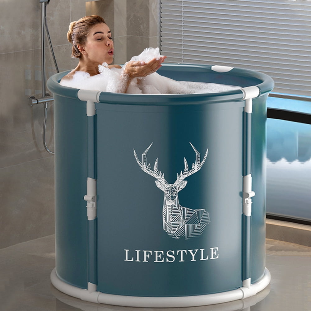 Portable Folding Bathtub, Bathroom Spa Tub, Hot Bath Ice Bath - Walmart.com