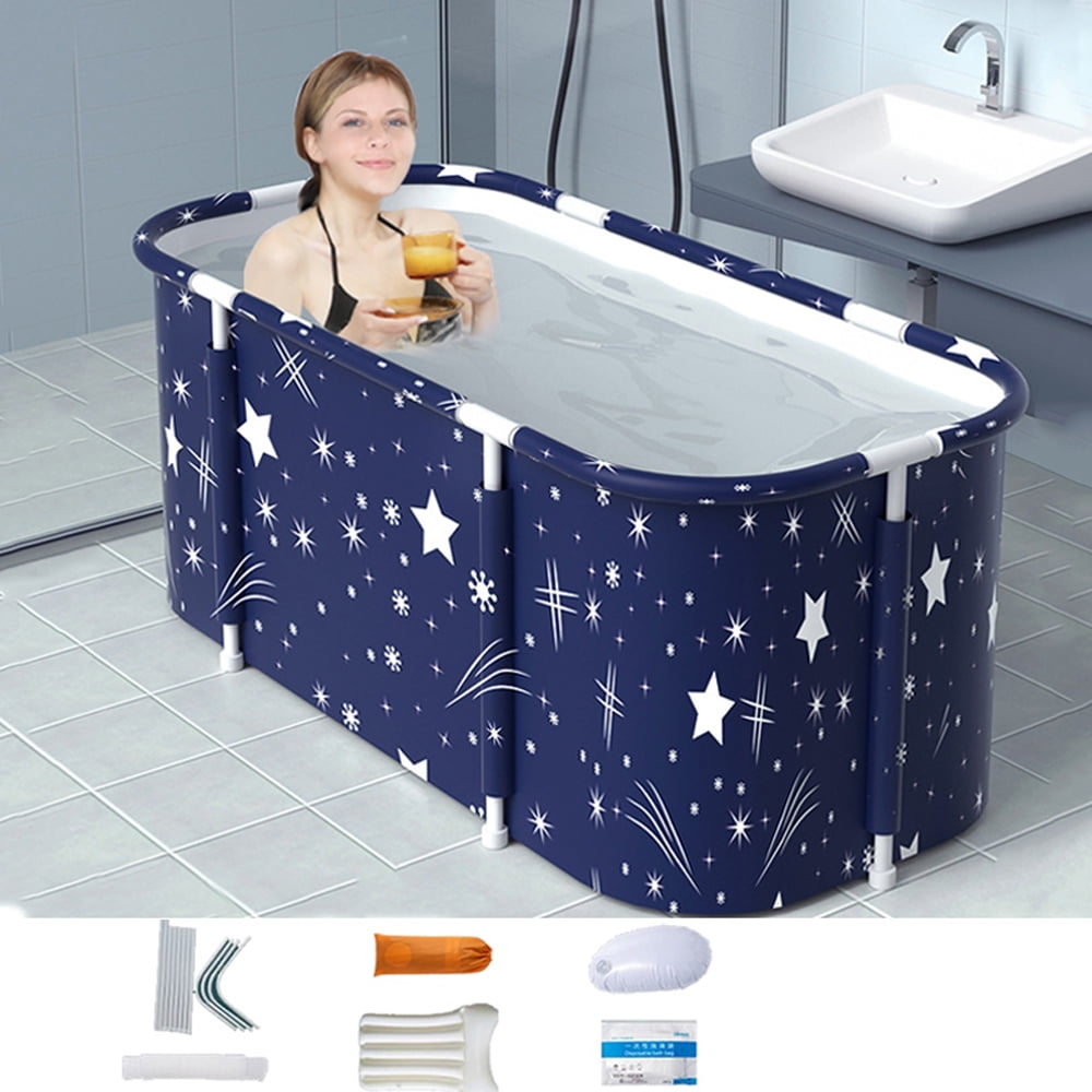 Portable Folding Bathtub Large Foldable Bathtub for Adult and Kids
