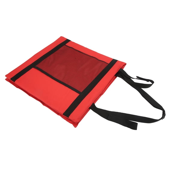 Portable Folding Bleacher Seat with Storage Pocket, 600D Oxford Cloth & Pearl Cotton Cushion for Stadiums, Camping, Picnic, and Outdoor Events
