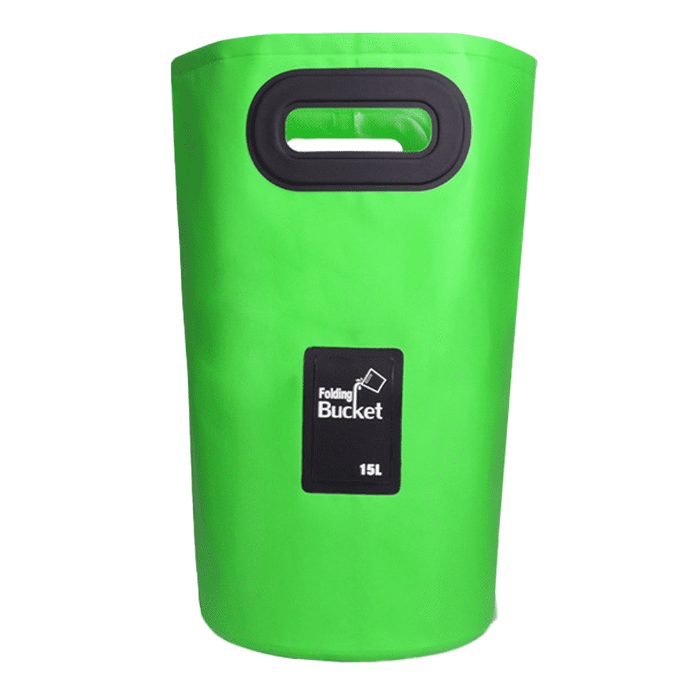 Portable Folding Bucket- Great for Hiking Fishing Boating Gardening ...