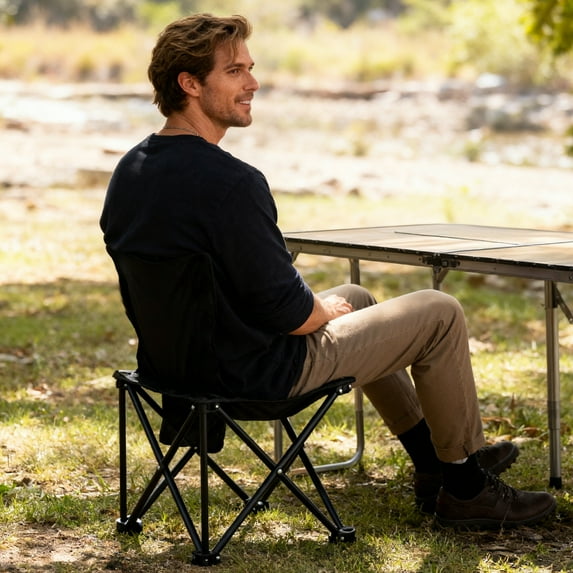 Portable Folding Camping Chair | Lightweight Outdoor Seat for Picnics, Fishing & Travel | Compact Foldable Design | Stainless Steel Frame