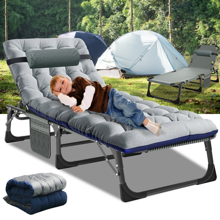 Cot Portable Folding Chair Bed Portable Folding Cot With