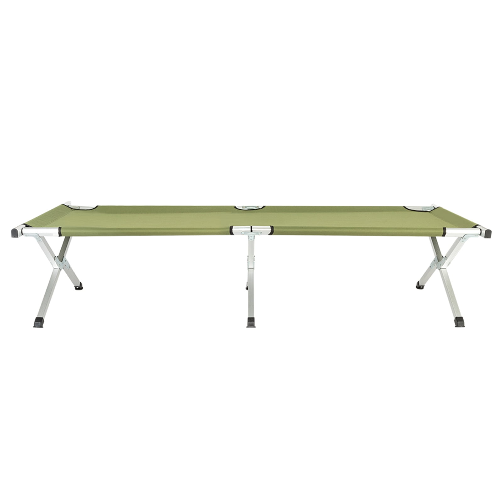 Portable Folding Camping Cot with Carrying Bag Army, Green