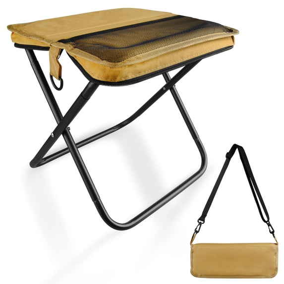 Portable Folding Camping Stool, HOOTEK 1 Second Instant Setup ...