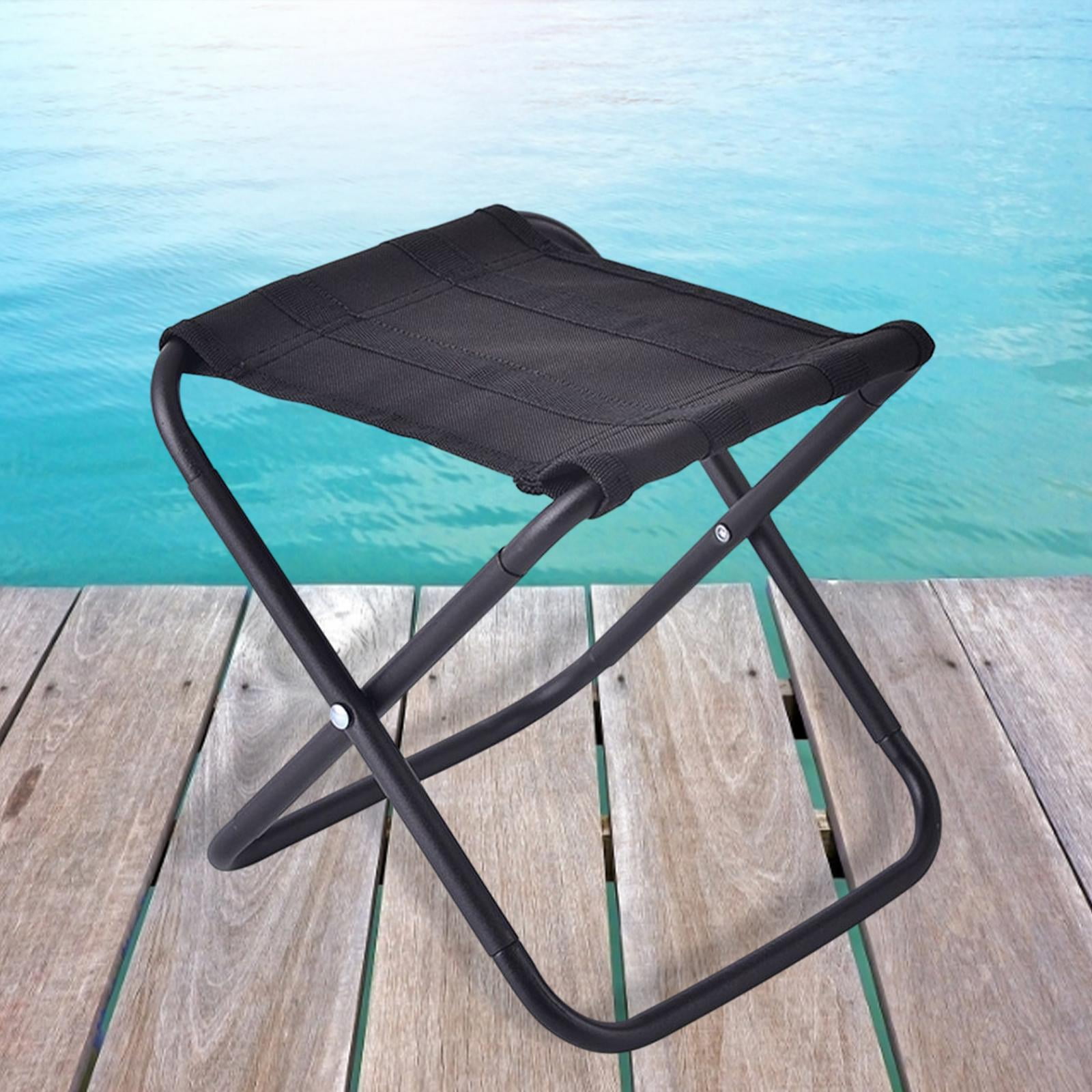 Portable Folding Camping Stool, Lightweight Camp Chair for Fishing