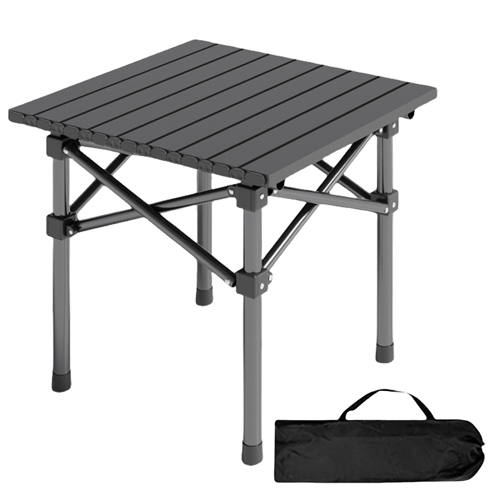 Portable Folding Camping Table for 2-4 Persons Aluminum Collapsible ...