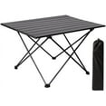 thumbnail image 1 of Portable Folding Camping Table Plastic Picnic Party Camp Dining Black in/Outdoor, 1 of 7
