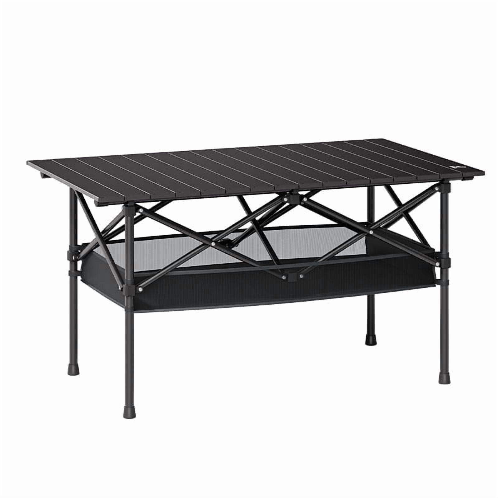 SalonMore 3-Foot Folding Aluminum Table, Lightweight, Waterproof