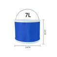 thumbnail image 1 of Portable Folding Car Water Bucket Versatile for Outdoor Barbecuing Fishing and Car Washing Easy to Store, 1 of 10