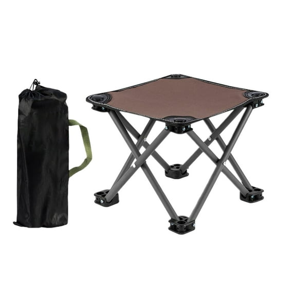 Portable Folding Chair - Lightweight Camping Stool with Handbag for Outdoor Activities Fishing and Picnics - Durable and Versatile Seating Solution