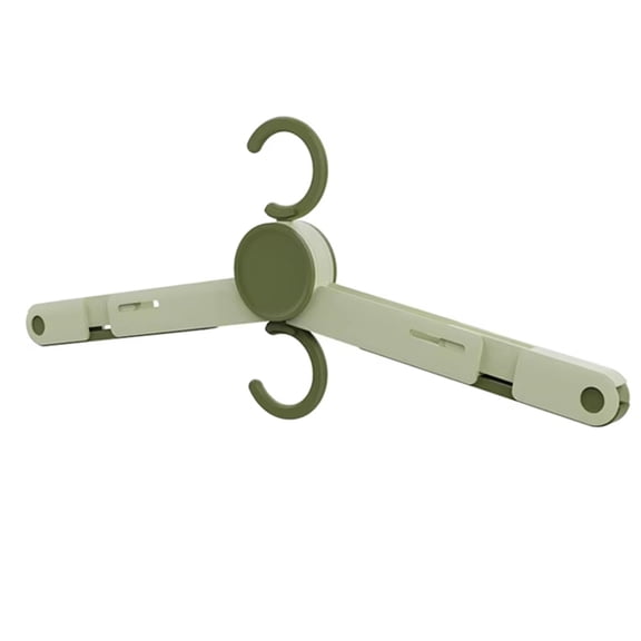 Portable Folding Clothes Hanger with Clips, Multi-Functional Drying Rack for Clothes and Shoes,Sturdy Travel Accessory A