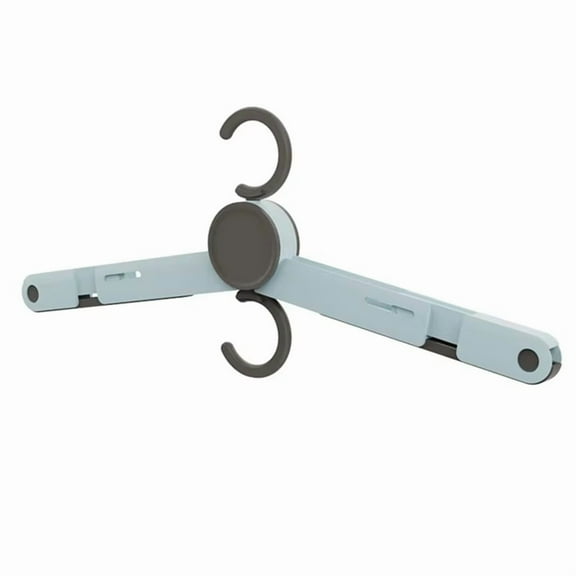 Portable Folding Clothes Hanger with Clips, Multi-Functional Drying Rack for Clothes and Shoes,Sturdy Travel Accessory B