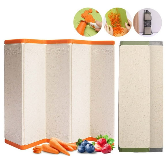 Portable Folding Cutting Board, Wheat Straw Cutting Board, Lightweight Kitchen Cutting Board, Travel + Camping Designed, Perfect for Picnics or Hiking, Easy Clean + Durable, Versatile Use, UKHBMC