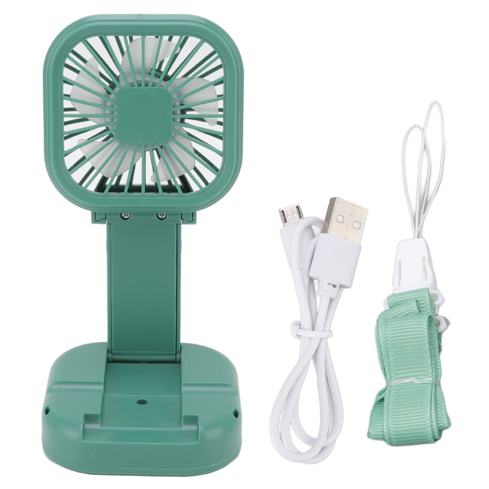 Portable Folding Fan 3 Level Wind Speed USB Powered Rechargeable