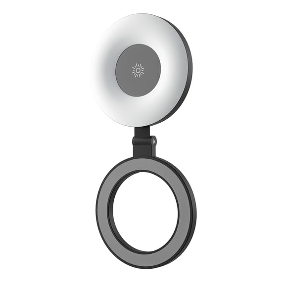Portable Folding Fill Light With Attachment For Phones Laptops Computers Social Media Content Creators Vloggers