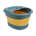 thumbnail image 1 of Portable Folding Foot Bath Bucket with Massage Base | Over Calf Wash Basin | TPE Polymer Material | Compact Storage | Home Foot Soaking Tub, 1 of 2