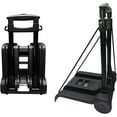 thumbnail image 1 of Portable Folding Hand Truck Lightweight Trolley Compact Utility Cart with 50kg/110lbs Heavy Duty 2 Wheels Solid Construction Adjustable Handle for Moving Travel Shopping Office Luggage Use(B, 1 of 7