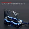 thumbnail image 1 of Portable Folding Hex Wrench Allen Set Metal Metric System Torx Hexagonal Spanner Screwdriver Hex Key High Quality Hand Tool, 1 of 10