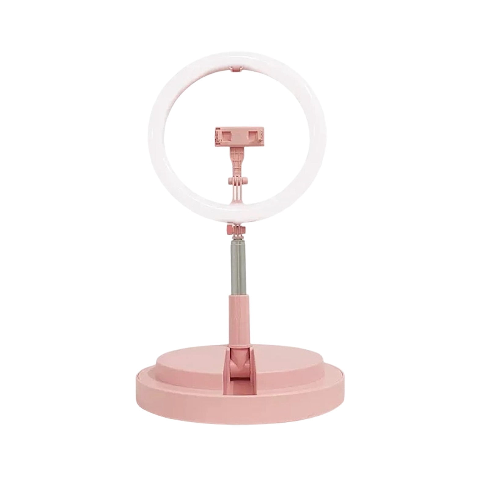 Portable Folding LED Ring Light – Selfie Beauty Fill Light with Stand, Adjustable Color and Brightness, Ideal for Live Stream and Photography