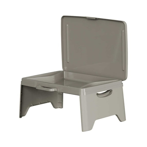 Portable Folding Lap Desk, Laptop Desk Travel Bed Table Tray, Breakfast Writing Bed Table, Serving Tray with Large Storage Activity Cushion Reading for Couch Sofa Floor Adults