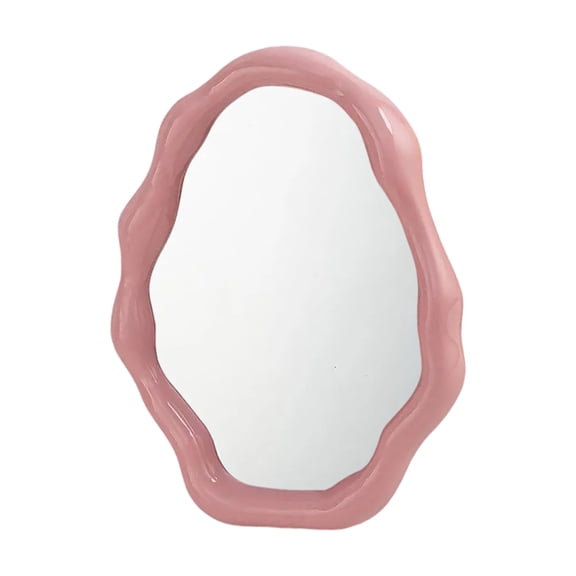 Portable Folding Makeup Mirrour with Stand Desktop Makeup Mirrour, Lovely Cosmetic Mirrour Clouds Vanity Mirrour Gifts