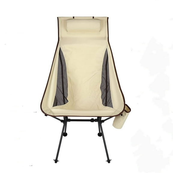 Portable Folding Outdoor Camping Chair, Compact Backpacking Collapsible Chair for Camping Hiking Picnic