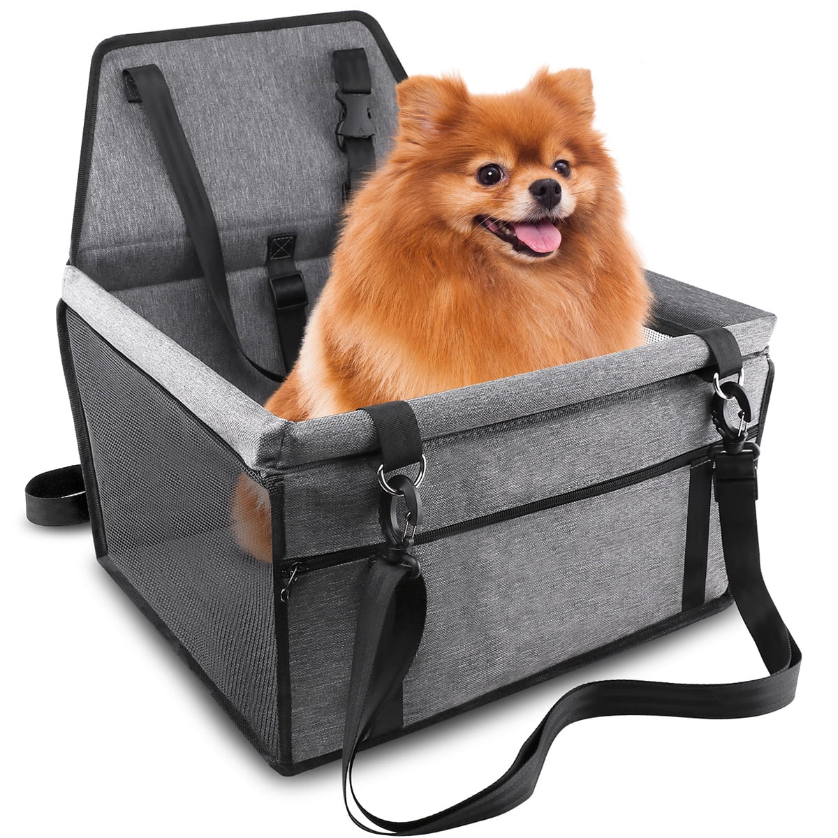 Portable Folding Pets Dogs Cats Car Seat Safe Carrier Beds Puppy