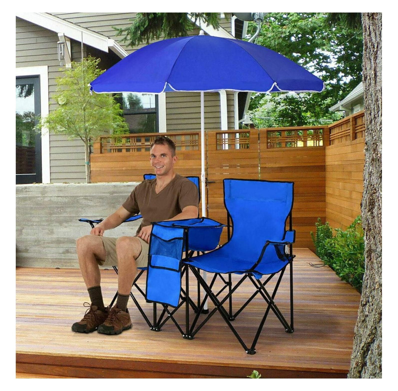 Portable Folding Picnic Double Chair With Removable Umbrella Walmart portable-folding-picnic-double-chair-with-removable-umbrella-walmart