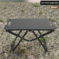 thumbnail image 1 of Portable Folding Picnic Table - Heavy-Duty Metal Frame, No Assembly - Compact for Camping, Backyard & Outdoor Use, 1 of 8
