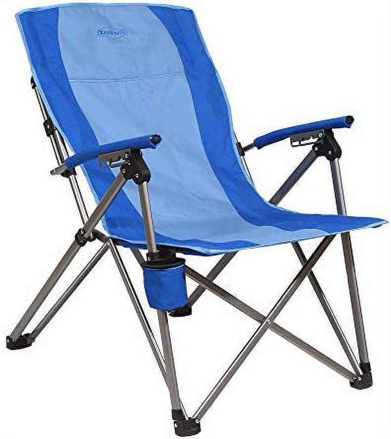 Portable Folding Reclining Camping Chair With 3 Positions, Swing Away