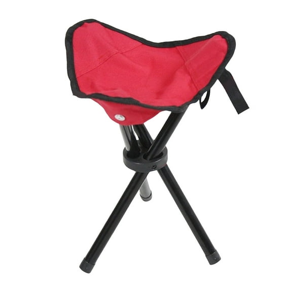 Portable Folding Seat Tripod Chair Use Height 12in Tripod Stool Foldable 3 Legs Chair for Beach Camping Outdoor Activity
