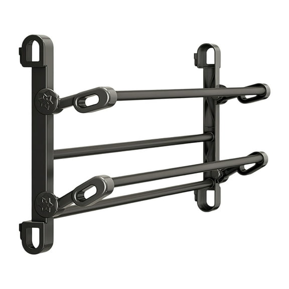 Portable Folding Shoe Rack 2 Tiers Wall Mounted Designs Accessory for Space Efficiency in Bathrooms and Hallways