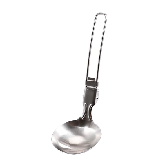 Portable Folding Spatula for Outdoor Camping Picnic Barbecue Stainless Steel Cookware Utensil