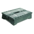 thumbnail image 1 of Portable Folding Step, 4" Non-Slip Stool w/Handle, Black, 1 of 7