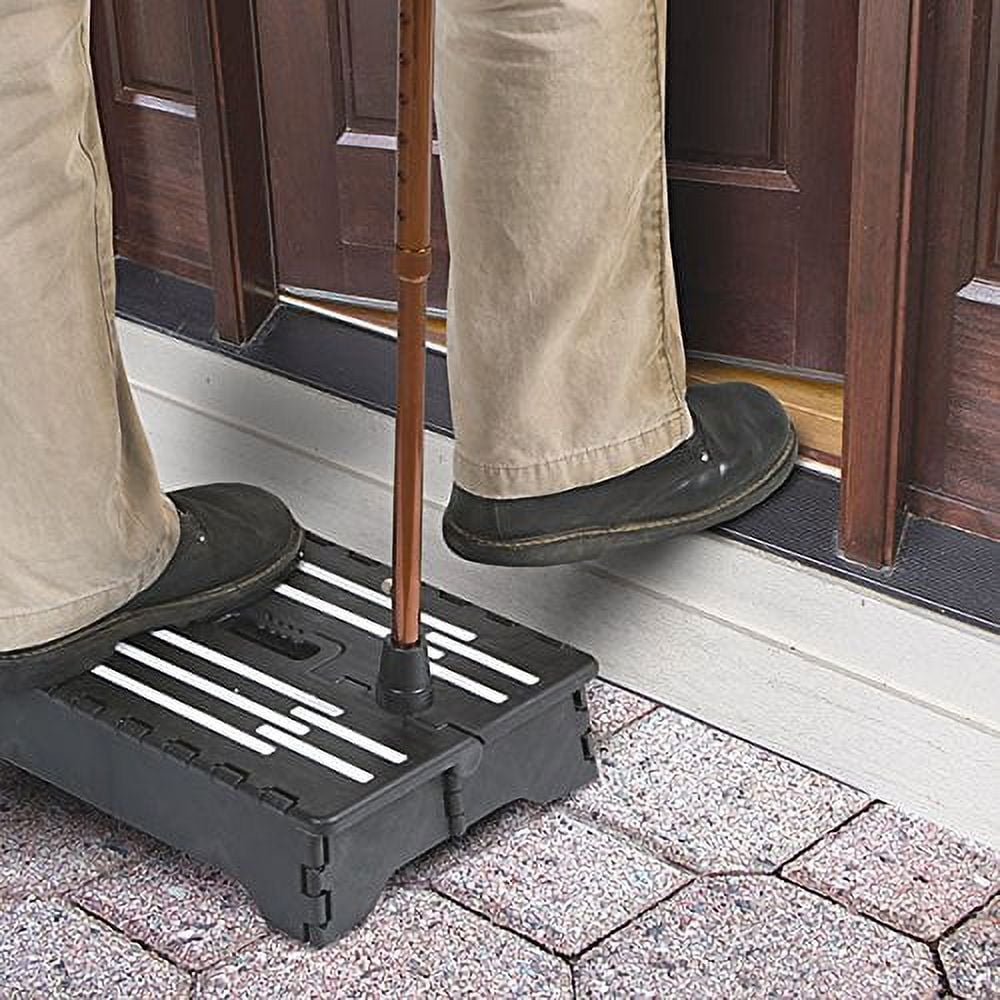 NORTH AMERICAN HEALTH & WELLNESS Portable Folding Step Stool, Step Riser for Elderly and Adults-4 inch Lift