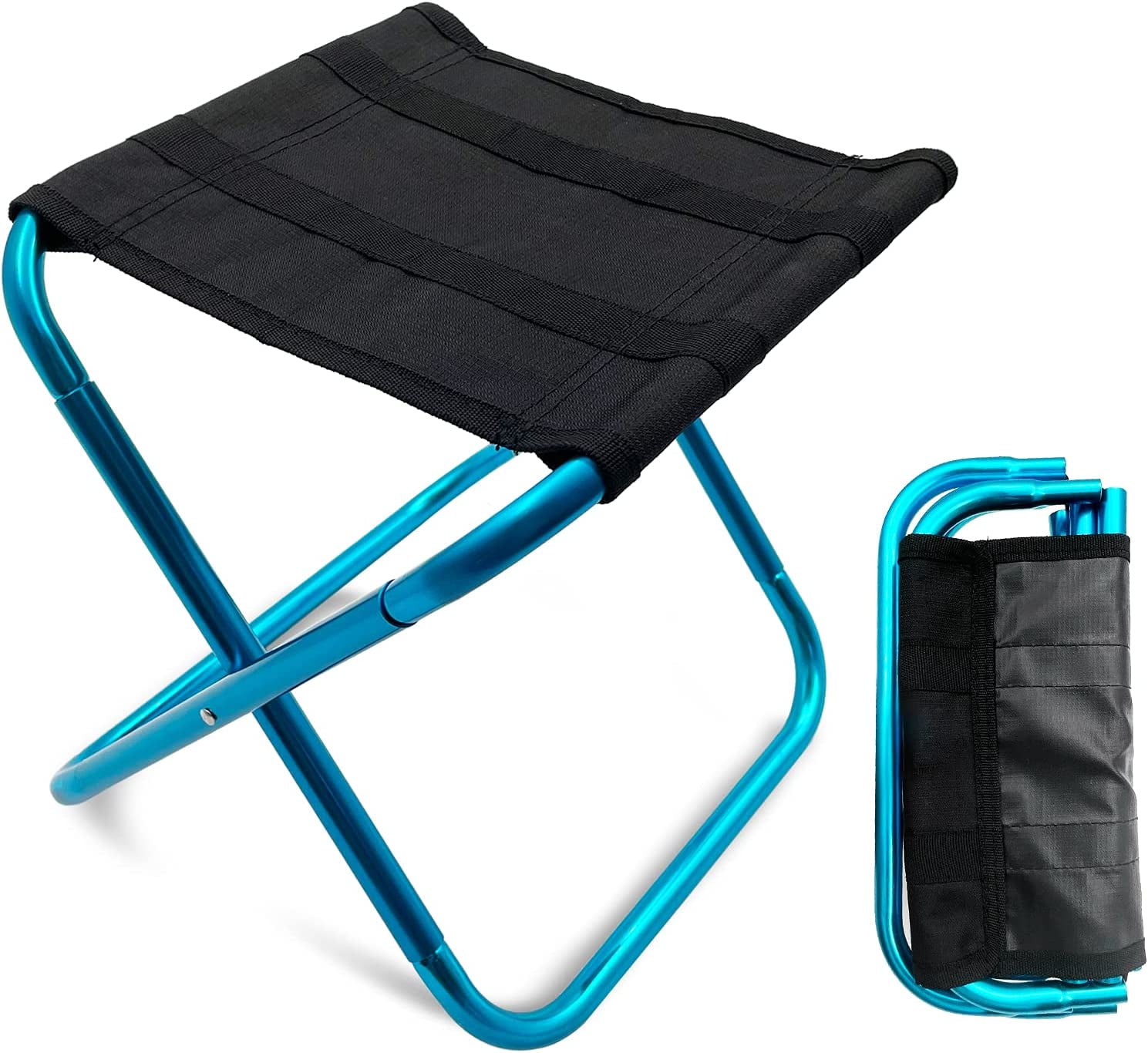 LYFJXX Travel Portable Camping Stool with Carry Bag, Blue - Walmart.com