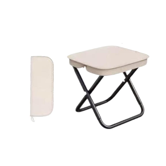 Portable Folding Stool, Mini Travel Chair, Camping Foot Rest, Handbag Design for Subway Queue Fishing Hiking
