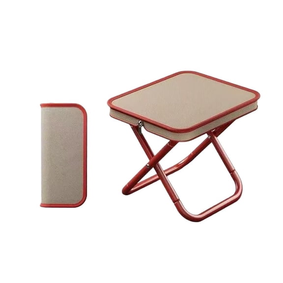 Portable Folding Stool, Mini Travel Chair, Camping Foot Rest, Handbag Design for Subway Queue Fishing Hiking