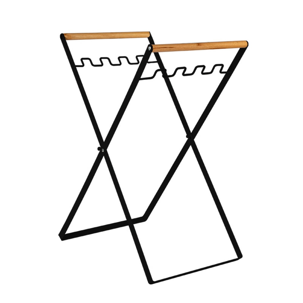 Portable Folding Trashs Rack Garbage Bags Rack Kitchen Picnic Barbecue