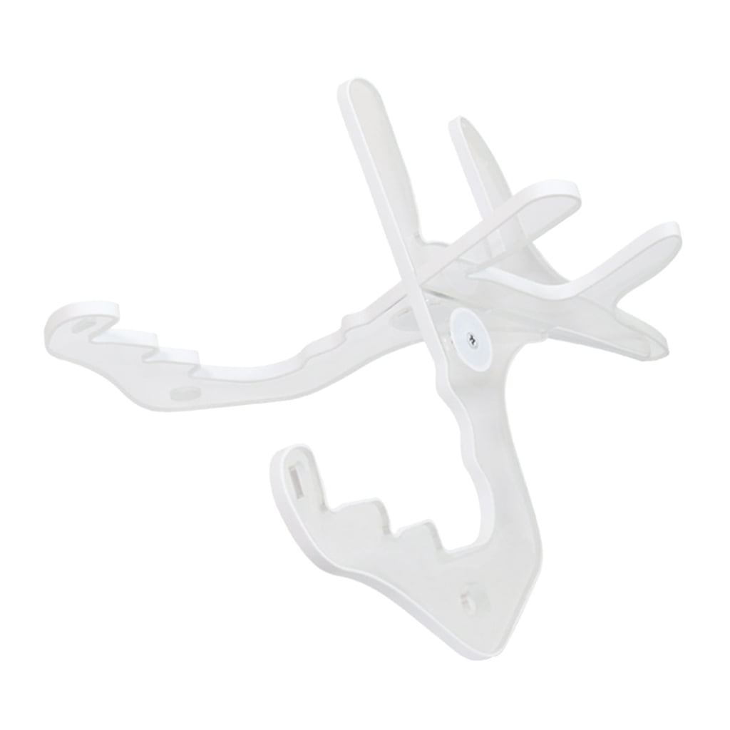 Portable Folding Ukulele Stand with Light Acrylic Small Guitar Holder Musical Instruments Stand Thick Ukulele Holder