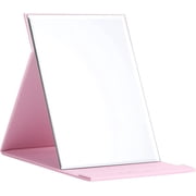 Portable Folding Vanity Mirror with Stand, Pink