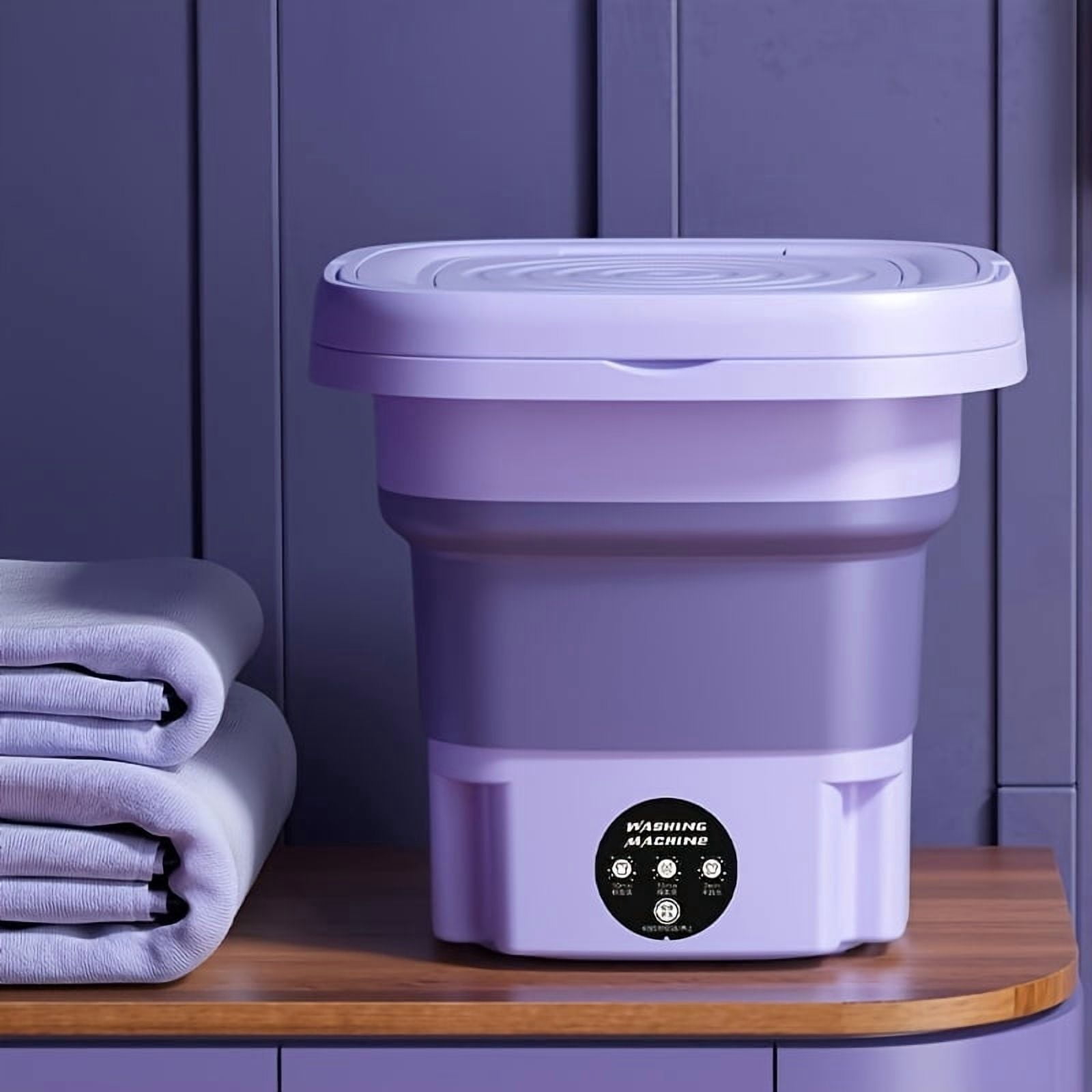 Portable Folding Washing Machine for Home & Travel, Space Saving, Mini Washer for Underwear Socks, Ideal Mother's Day Gift for Mom