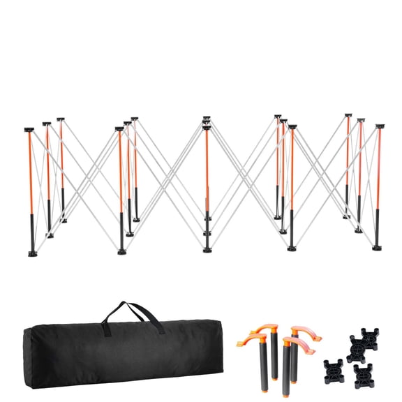 Portable Folding Work Table, 8x4 ft Heavy Duty Workbench Stand with Carry Bag, 6000 lb Capacity for Garage&Outdoor Projects, Table Sold Separately