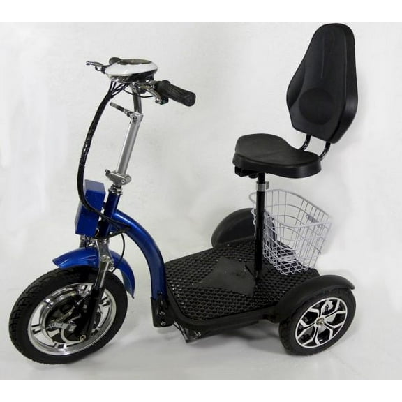 Portable Foldup Folding electric mobility scooter with 3 wheels trike