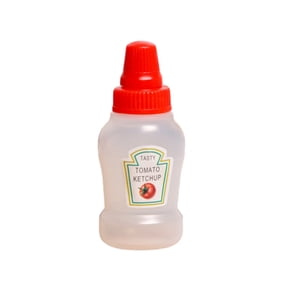 ZENWENN Red Plastic Portable Food Grade Storage Bottle Food Storage Jar & Container