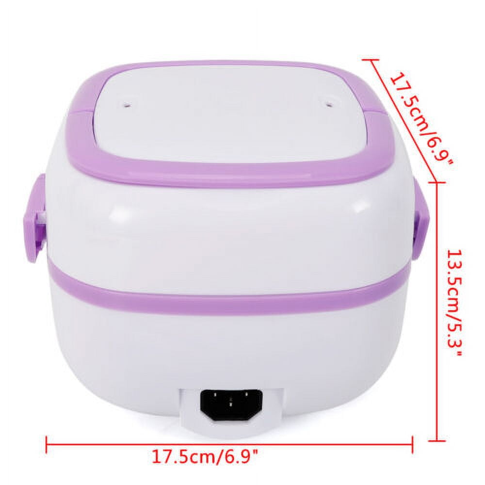 Portable Food Heater Multifunctional Electric Steamer Lunch Box Mini