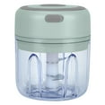 thumbnail image 1 of Portable Food Processor, iNova Electric Mini Garlic Chopper for Dicing, Ginger, Chili, Fruits, Onions Pepper and Baby Food 250ml, Green, 1 of 6