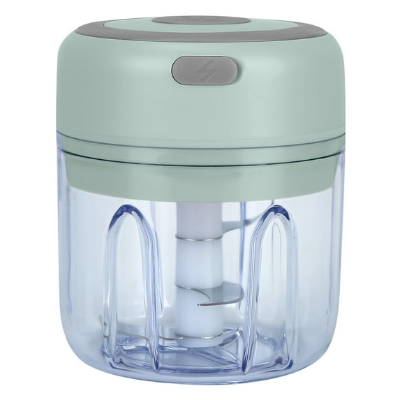 Portable Food Processor, iNova Electric Mini Garlic Chopper for Dicing, Ginger, Chili, Fruits, Onions Pepper and Baby Food 250ml, Green