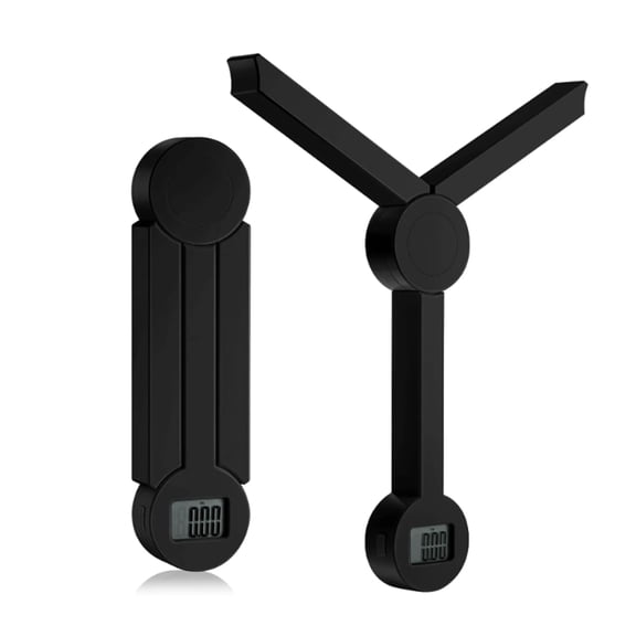 Folding Food Scale, Digital Kitchen Scale, Portable Food Scale Travel Scale for Food, Collapsible Mini Pocket Scale Grams and Ounces, Ideal for Diet Calorie Control Compact Kitchen (Black)