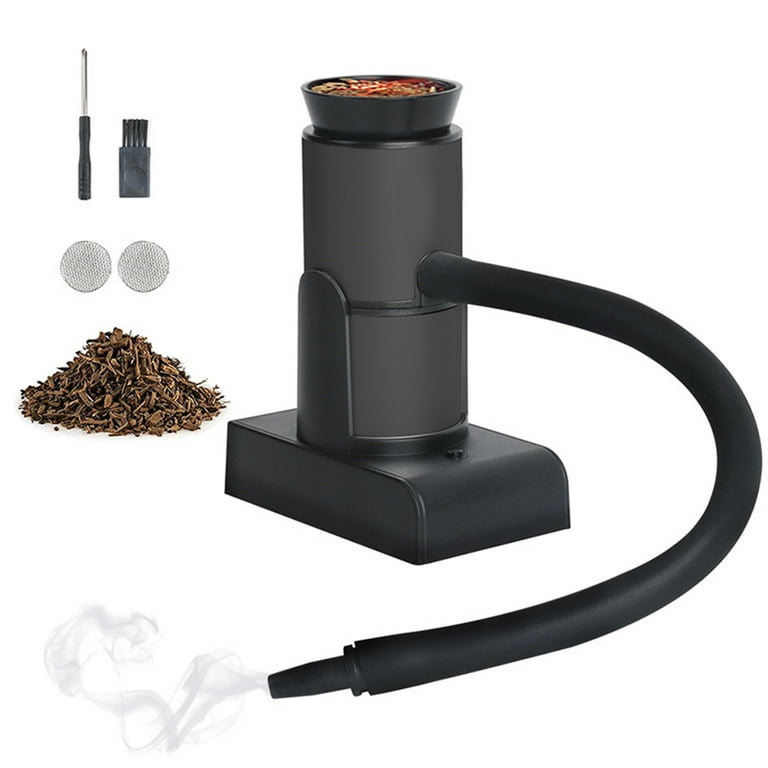 Cocktail & Food Smoker 2-in-1 Kit - Drink Smoker with Wood Chips & Accessories, Smoke Infuser | Smoking Gun for Meat, Drinks, BBQ, Cheese, Veggies 